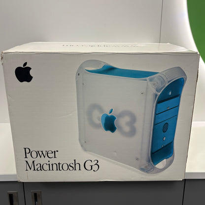 1998 Apple Power Macintosh G3 G3 300-MHz 64MB 6GB HDD Crystal Blue M5183 CIB