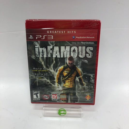New Infamous [Greatest Hits] (Sony PlayStation 3 PS3, 2009) Factory Sealed