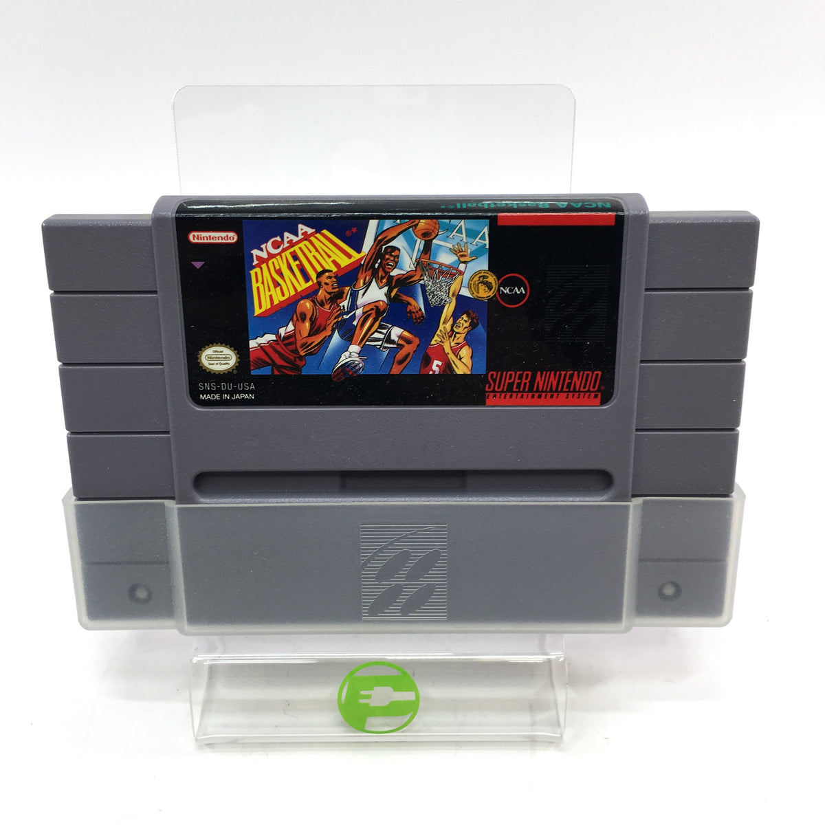 NCAA Basketball (Super Nintendo SNES, 1992) Complete in Original Box CIB