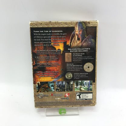 Elder Scrolls IV: Oblivion [Collector's Edition] (PC, 2006) No Collectable Coin