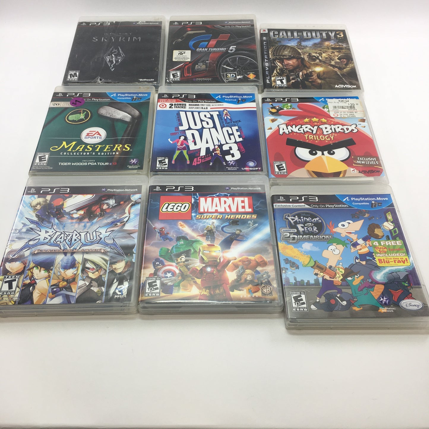 Lot of 57 Sony PlayStation 3 PS3 Games [Call of Duty, Grand Theft Auto and More]