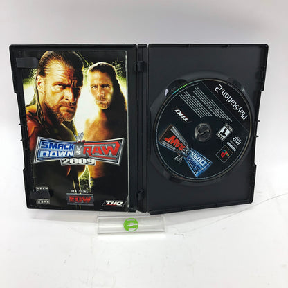 WWE Smackdown vs. Raw 2009 (Sony PlayStation 2 PS2, 2008) CIB
