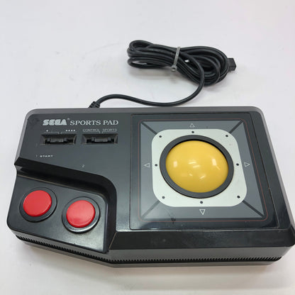 Sega Sports Pad Black Model 3040, Vintage Roller Controller for Sega Systems