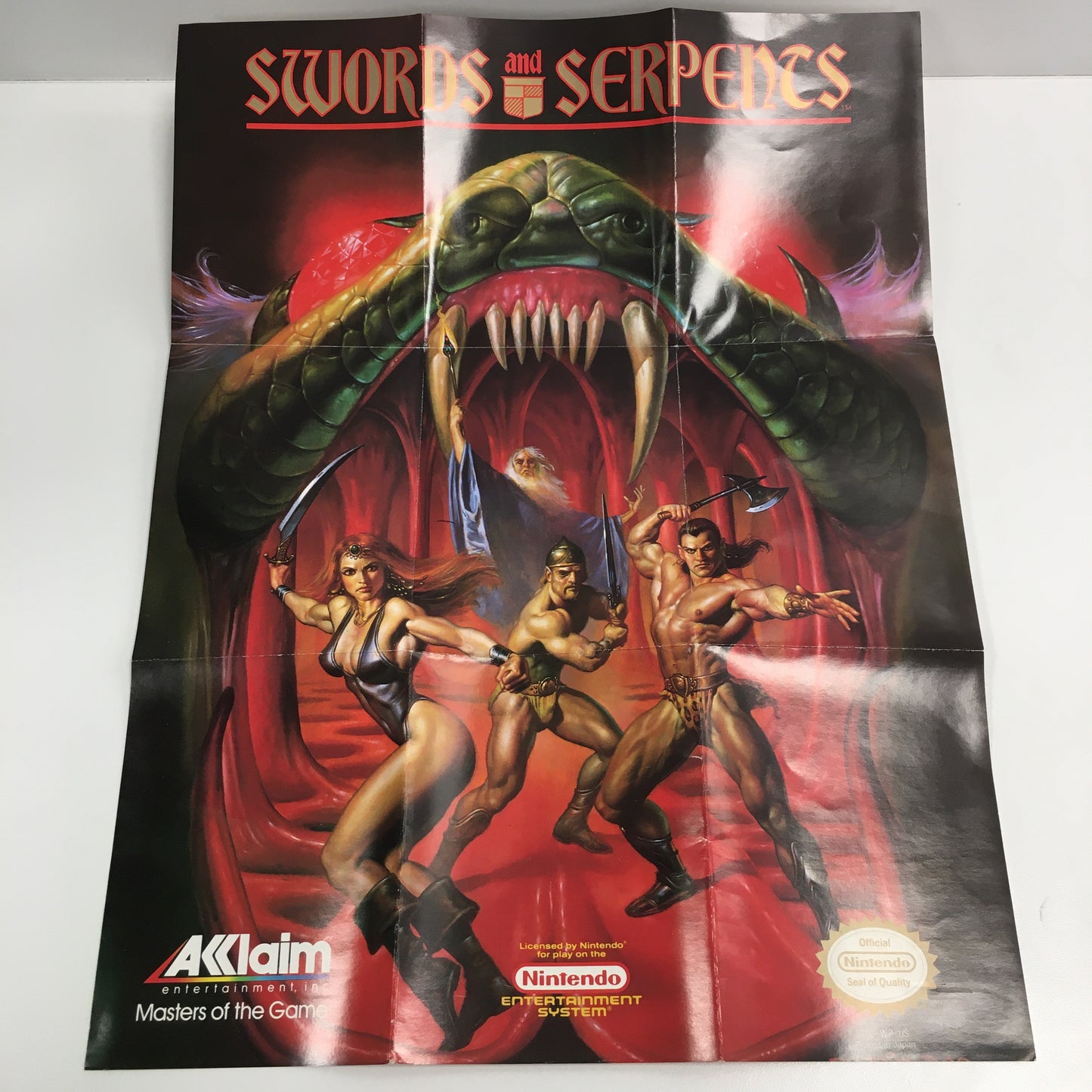 Swords and Serpents (Nintendo NES, 1990) Tested Works