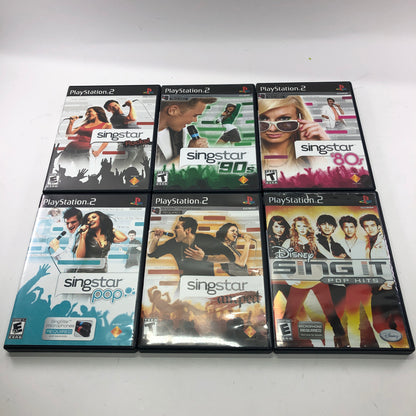 SingStar Collection [80's, 90s, Pop and More] Sony PlayStation 2 PS2