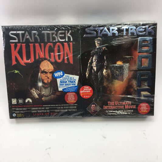 New Star Trek Klingon and Star Trek Borg, Factory Sealed