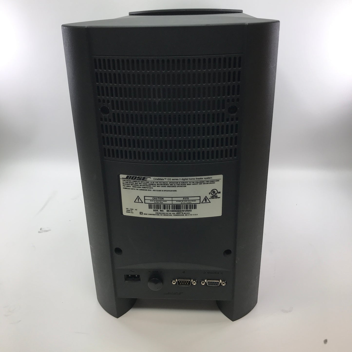Bose Subwoofer CineMate GS Series II Sub Only w/ Original Cords