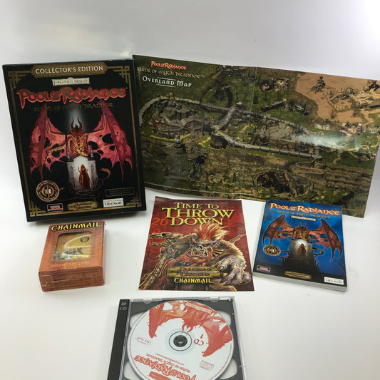 Pool of Radiance: Ruins of Myth Drannor Collectors Edition (PC, 2001) w Figurine