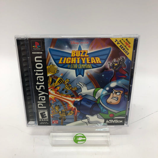 Buzz Lightyear of Star Command (Sony PlayStation 1 PS1, 2000) CIB w Registration