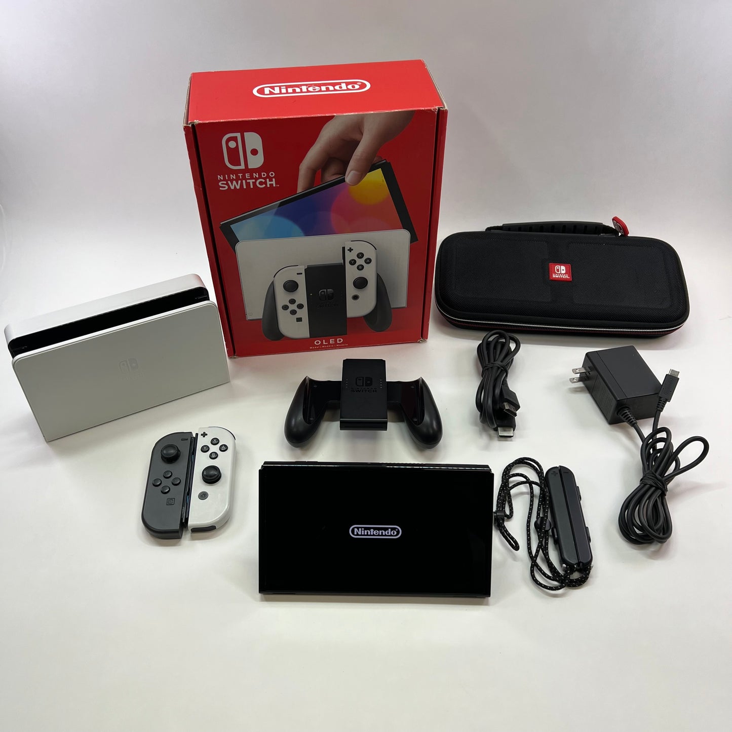 Nintendo Switch OLED Console Gaming System HEG-001 Arctic White READ DESCRIPTION