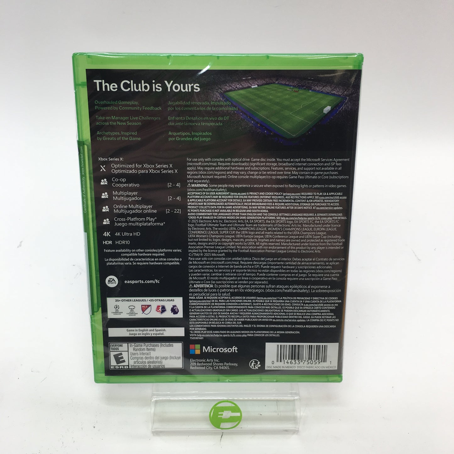 New EA Sports FC 26 (Microsoft Xbox Series X, 2025) Factory Sealed