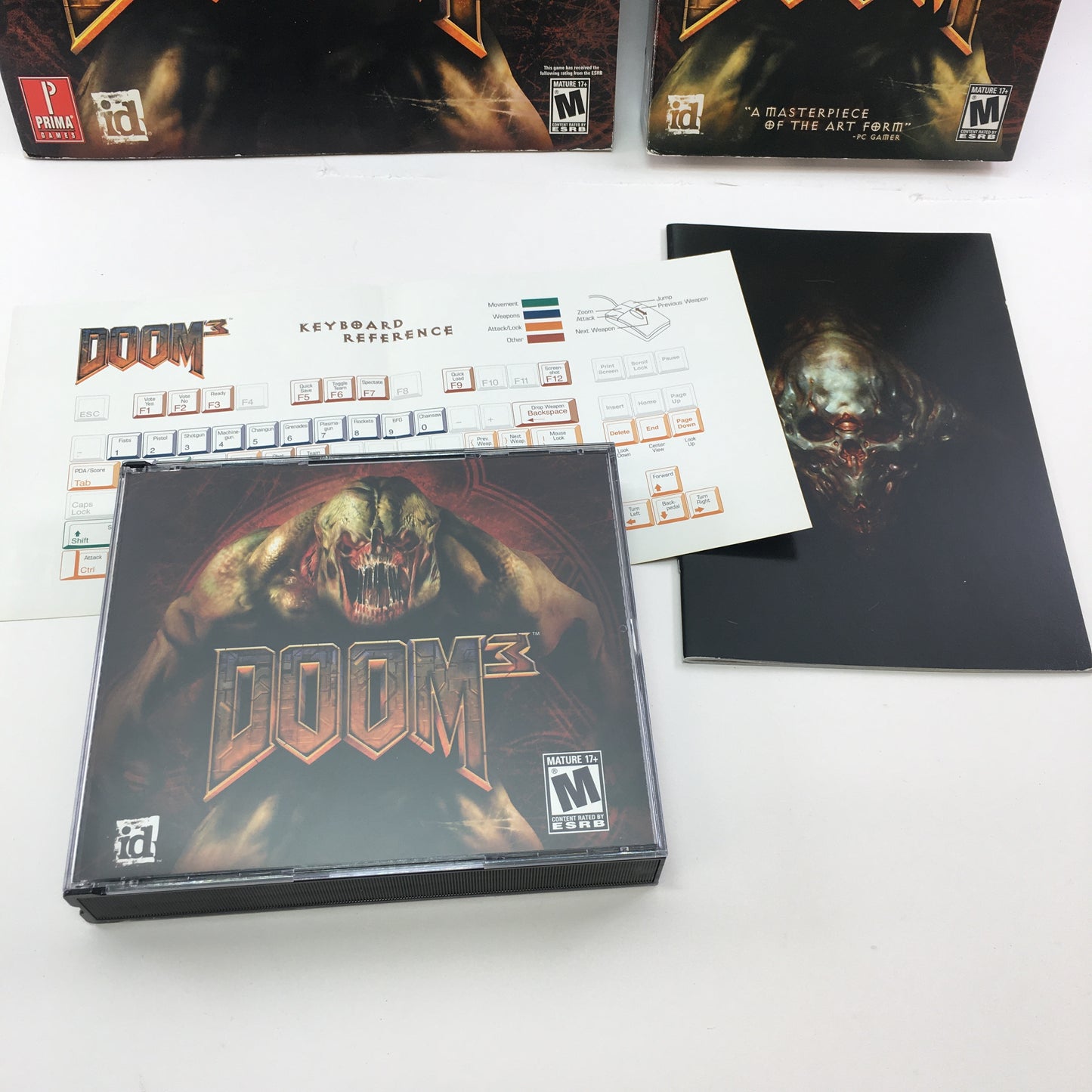 Doom III (PC, 2004) Complete in Box, CIB w/ Prima Official Strategy Guide