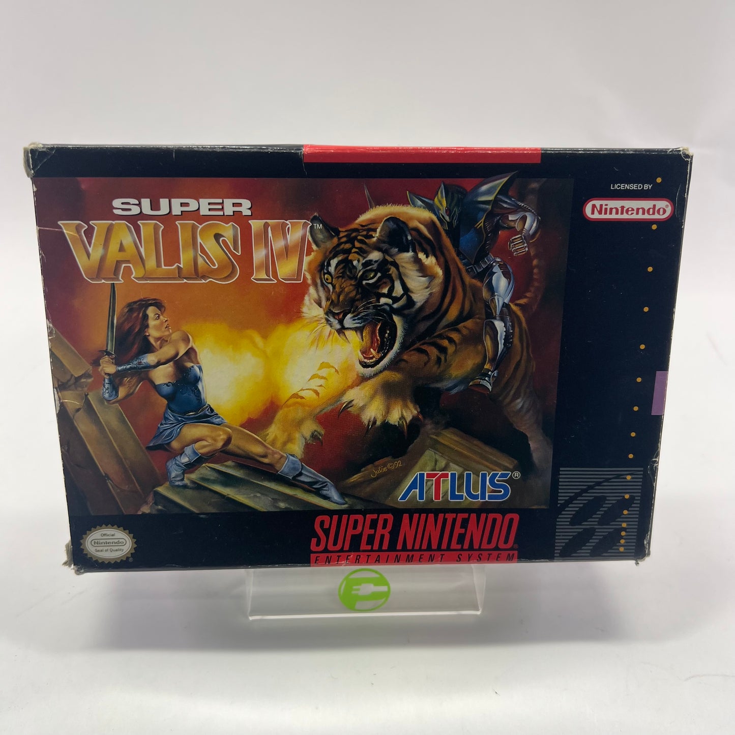 Super Valis IV (Super Nintendo SNES, 1993) Complete In Box CIB