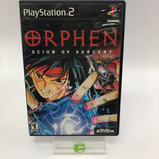 Orphen Scion of Sorcery (Sony PlayStation 2 PS2, 2000) CIB w/ Registration Card