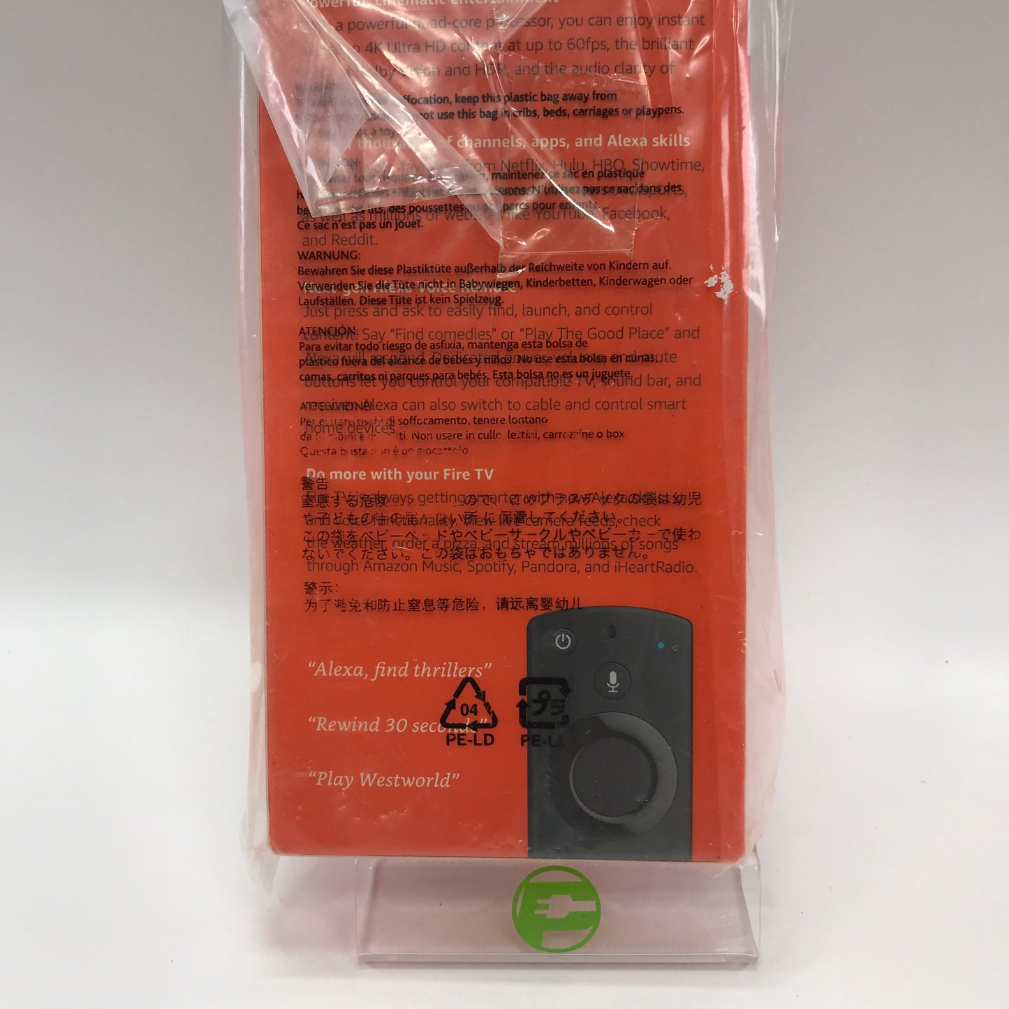 New Amazon FireTv stick 4k w Alexa Voice Remote