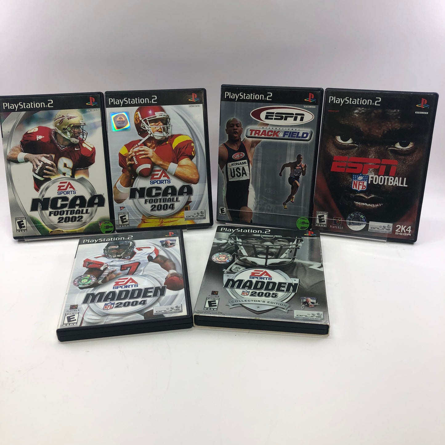 EA and ESPN Football Collection, All CIB, Sony PlayStation 2 PS2 Games