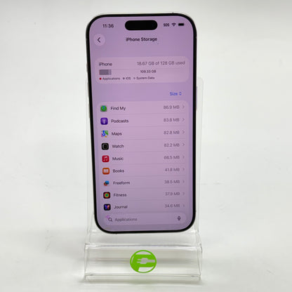 Factory Unlocked Apple iPhone 16 Pro 128GB Natural Titanium MYMD3LL/A