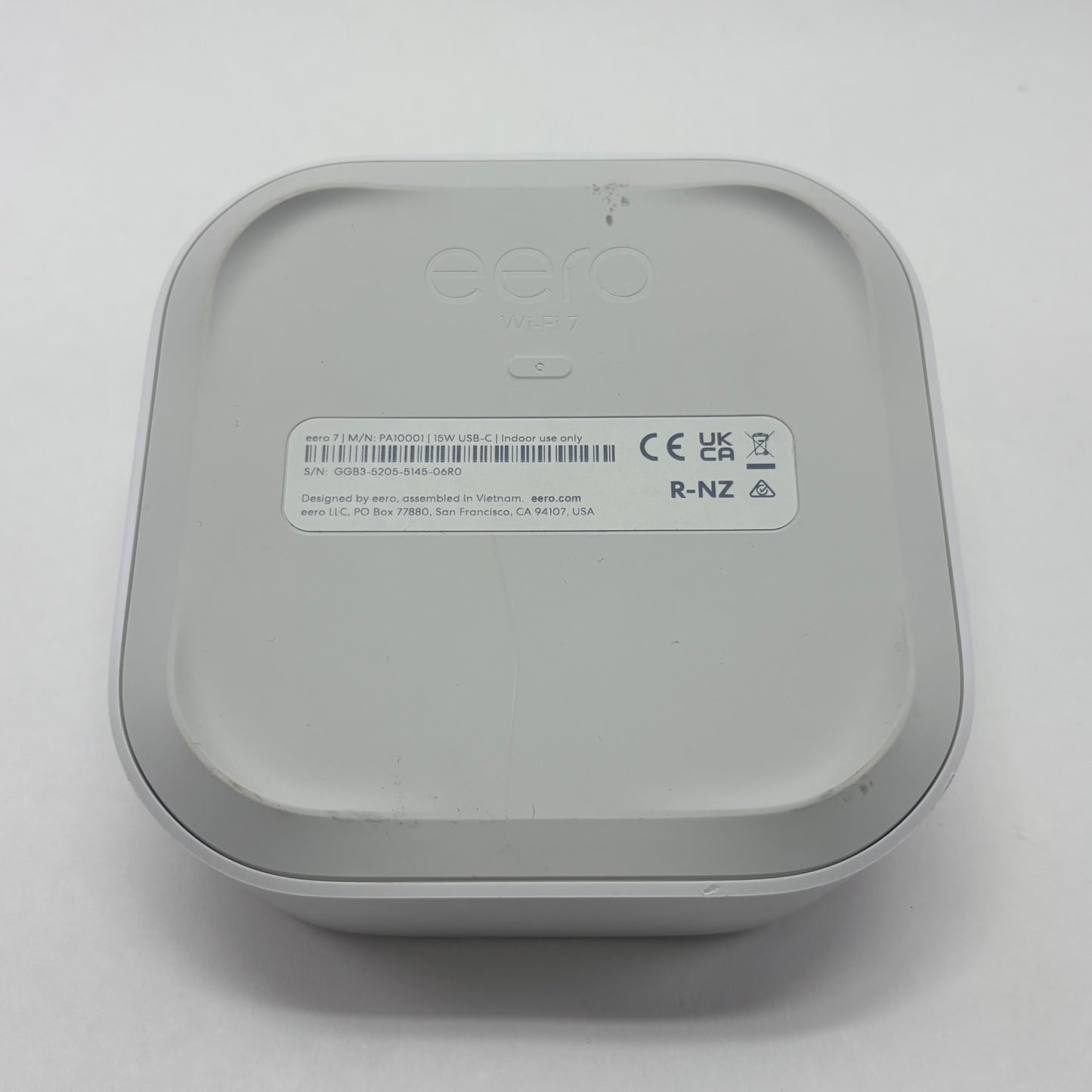 eero 7 Dual Band WiFi 7 PA10111 Dual-band mesh router