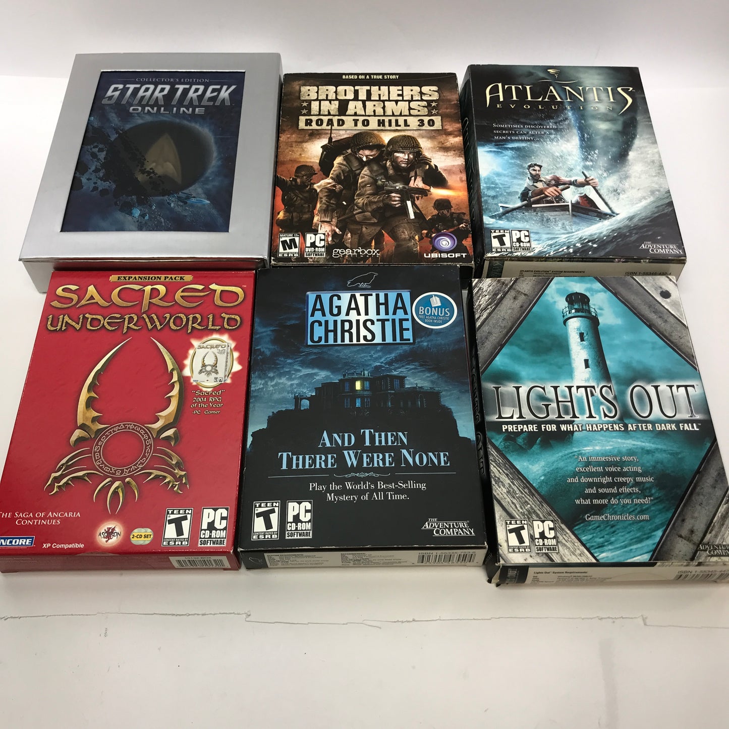 Lot of 50 PC Games [Age of Empires III, Max Payne 2, Agatha Christie and More]