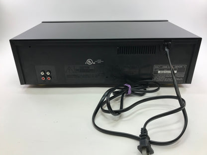 Denon DRM-555 Cassette Tape Deck Black With Auto Reverse - Dolby B-C NR HX Pro