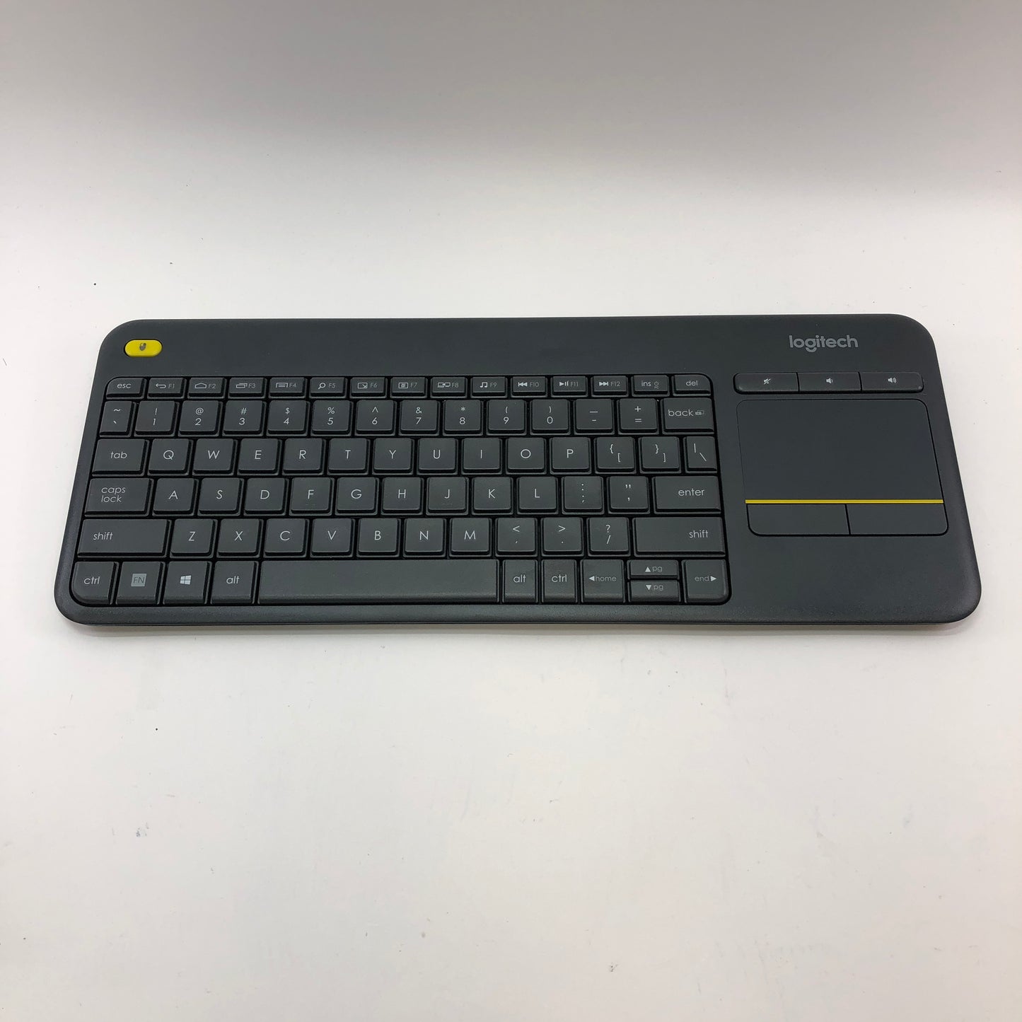 LOGITECH K400+ Wireless Keyboard and Trackpad Y-R0055 No Dongle