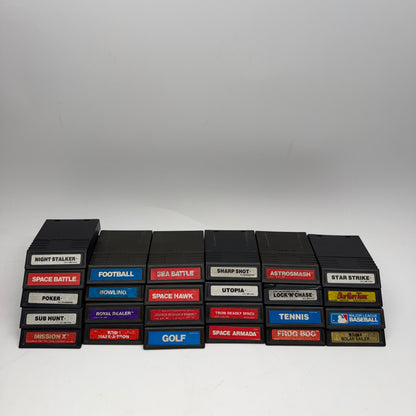 Lot of 35 Intellivision Games and Manuals Read Description