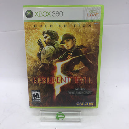 Resident Evil 5 [Gold Edition] (Microsoft Xbox 360, 2010) CIB