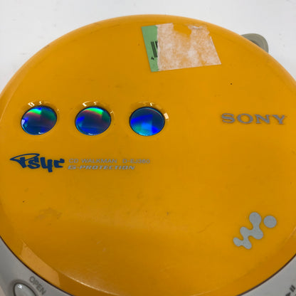 Sony D-EJ360 CD Walkman Yellow PSYC Tested and Working G-Protection