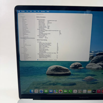 2019 Apple MacBook Pro 16" i9 2.3GHz 16GB RAM 1TB HDD Silver A2141