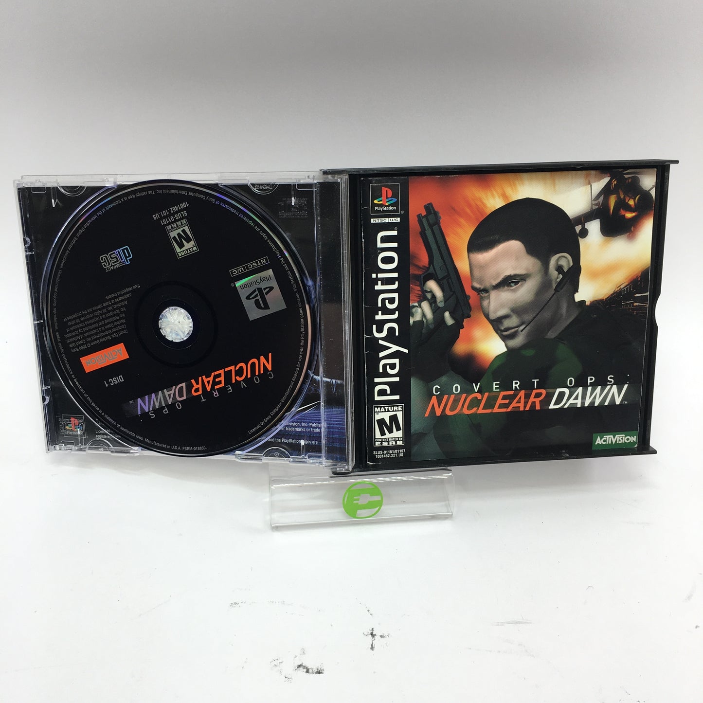 Covert Ops Nuclear Dawn (Sony PlayStation 1 PS1, 2000) CIB w Registration Card
