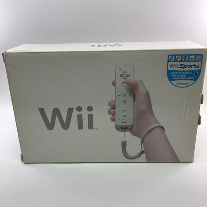 Nintendo Wii Video Game Console RVL-001 White w WiiSports Game CIB