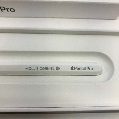 Apple Pencil Pro Smart Pencil Stylus White MX2D3AM/A  Original Box Engraved READ
