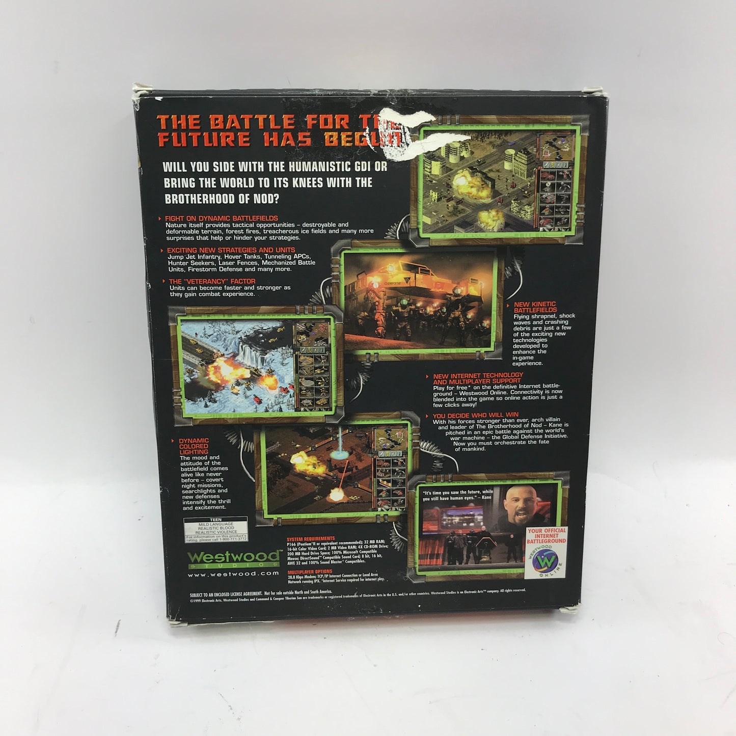 Command & Conquer: Tiberian Sun (PC, 1989) Complete in Original Big Box CIB