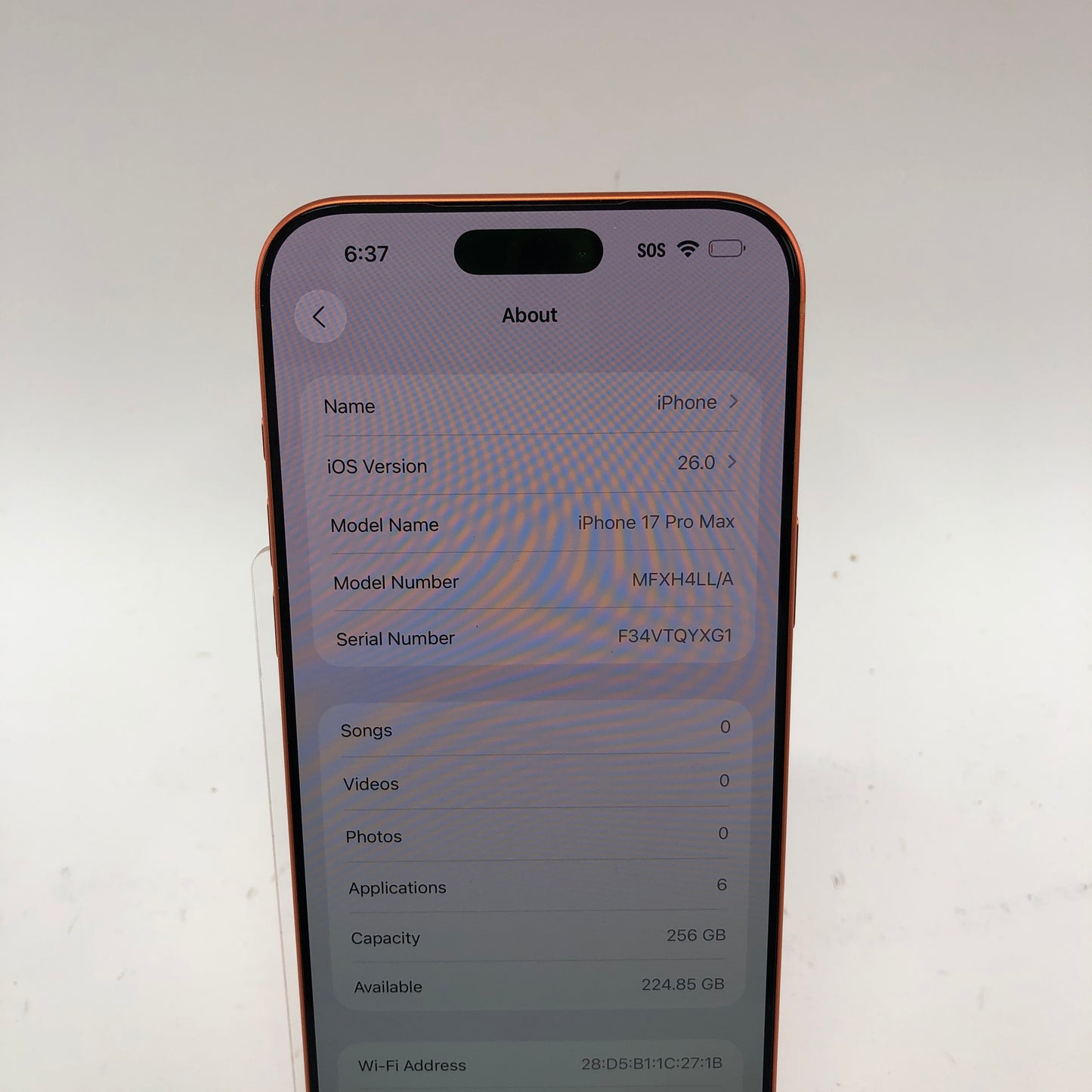 T-Mobile Apple iPhone 17 Pro Max 256GB Cosmic Orange MFXH4LL/A