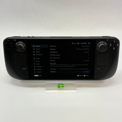Valve Steam Deck 7" AMD 7nm Ryzen APU 16GB RAM 512GB Black 1010