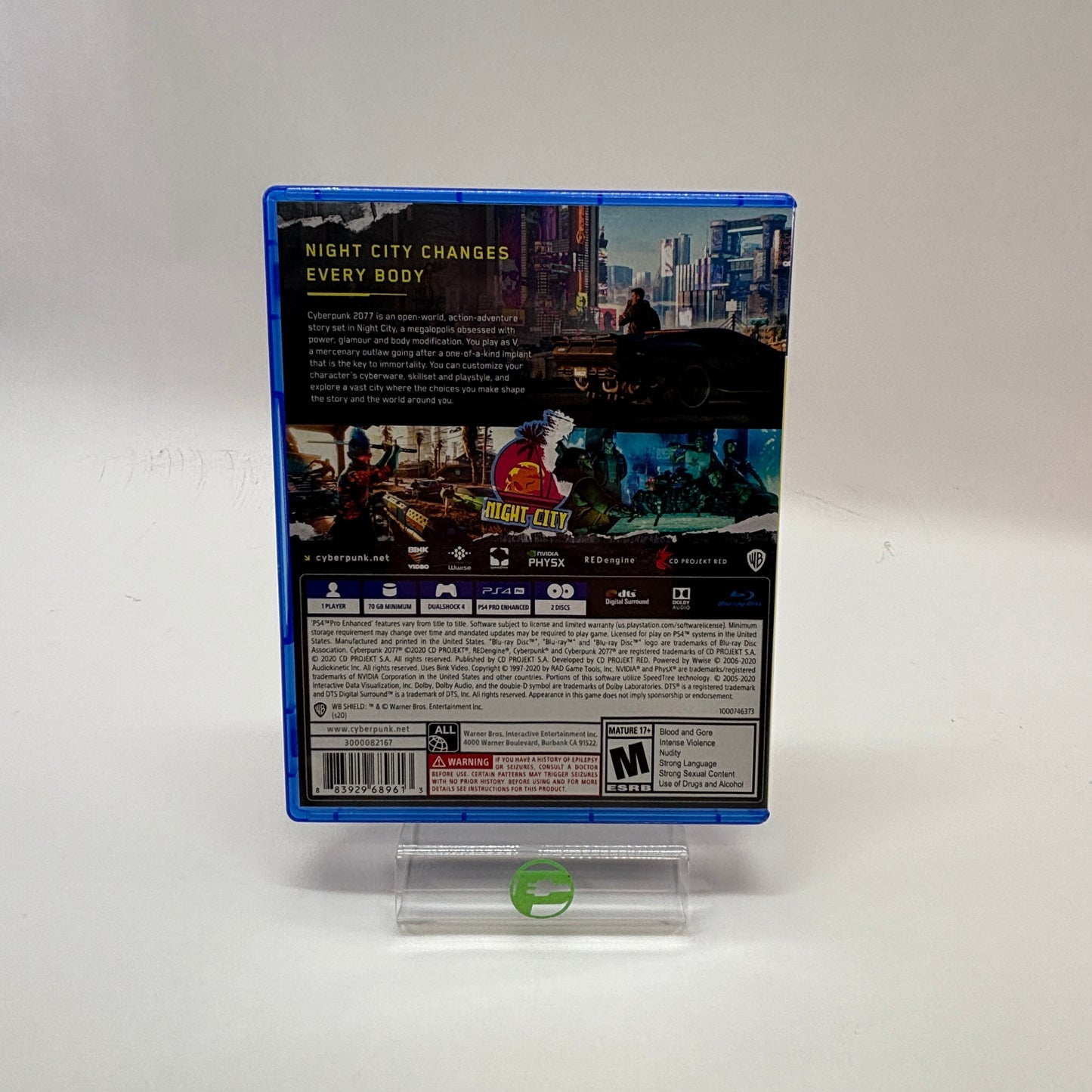 Cyberpunk 2077 [With Extras] (Sony PlayStation 4 PS4, 2020)