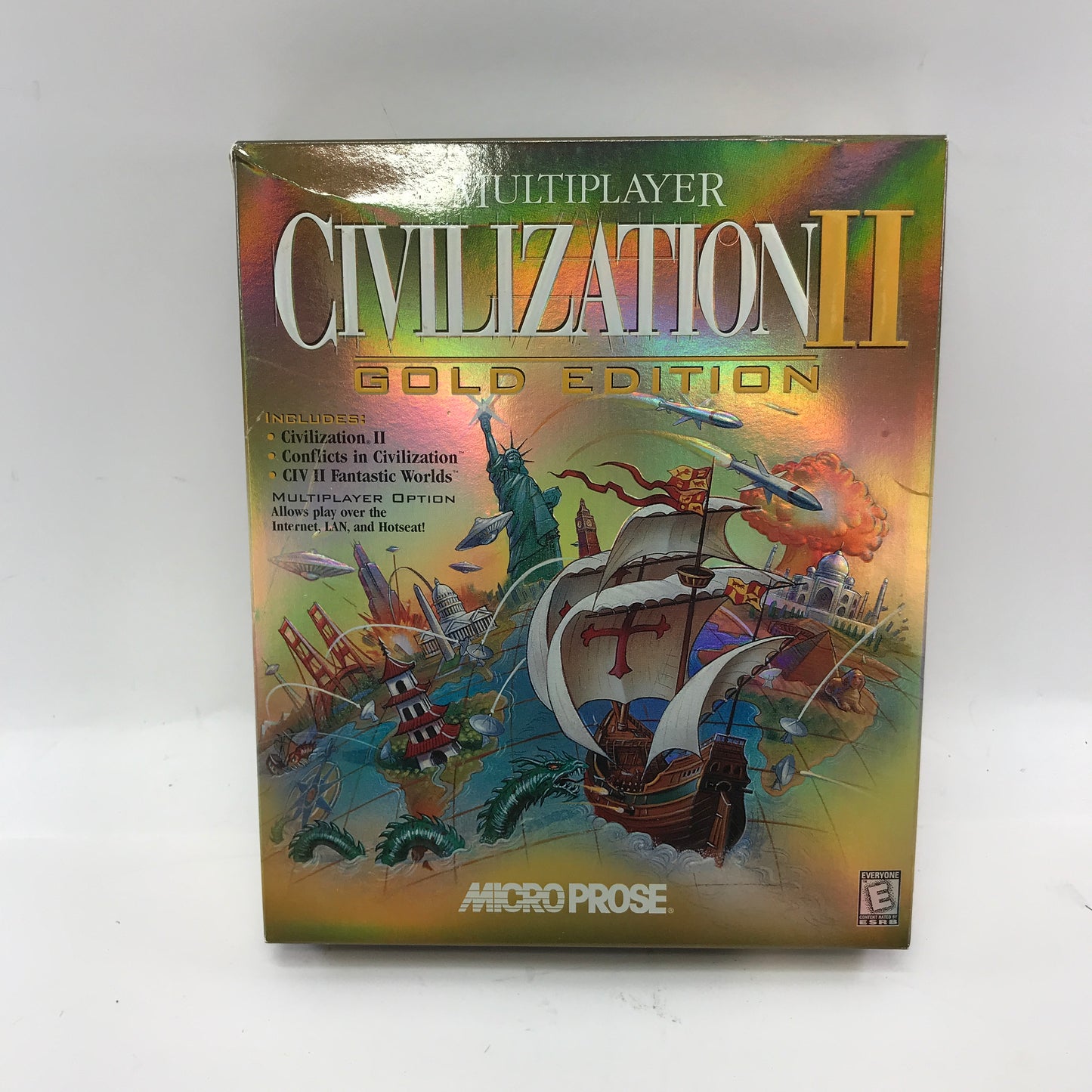 New Civilization II: Multiplayer [Gold Edition] (PC, 1998) Factory Sealed