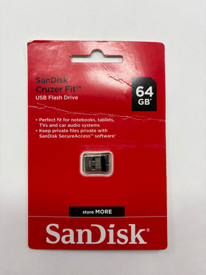 New SanDisk Assorted USB Drives & SDHC Cards