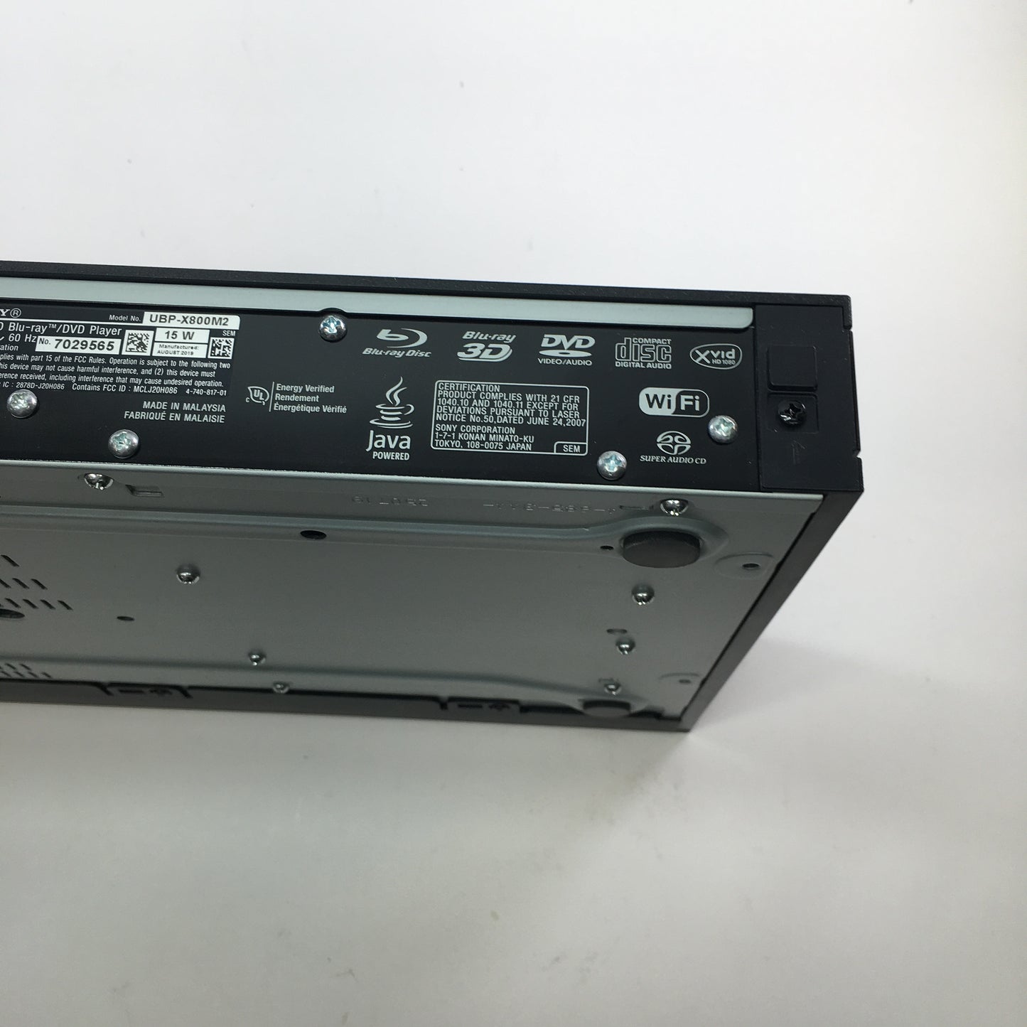 Sony Ultra HD Blu-Ray/ DVD Player UBP-X800M2 Blu Ray 3D DVD Player 1080HD