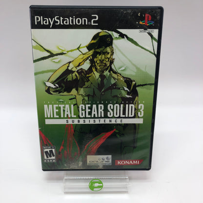 Metal Gear Solid 3 Subsistence (Sony PlayStation 2 PS2, 2006) CIB