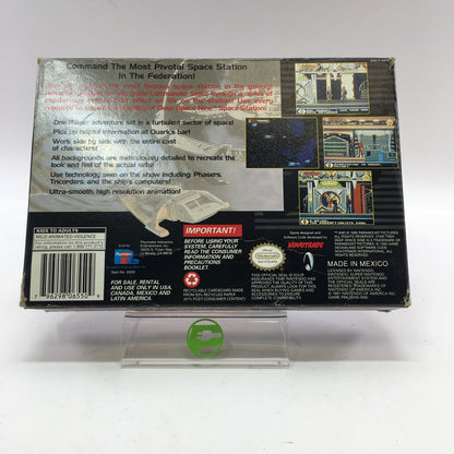 Star Trek Deep Space Nine Crossroads Of Time (Super Nintendo SNES, 1995)