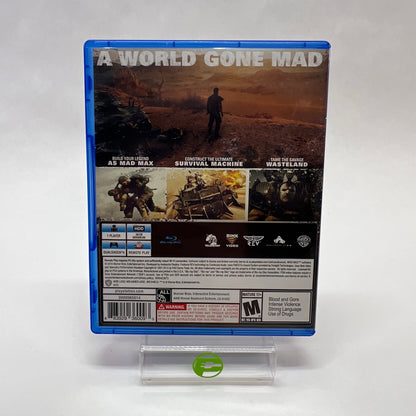 Mad Max (Sony PlayStation 4 PS4, 2015)