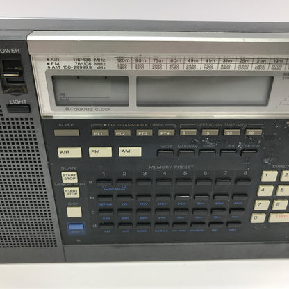 Broken Sony ICF-2010 Shortwave Radio Synthesized Receiver Wont Power, Parts Only
