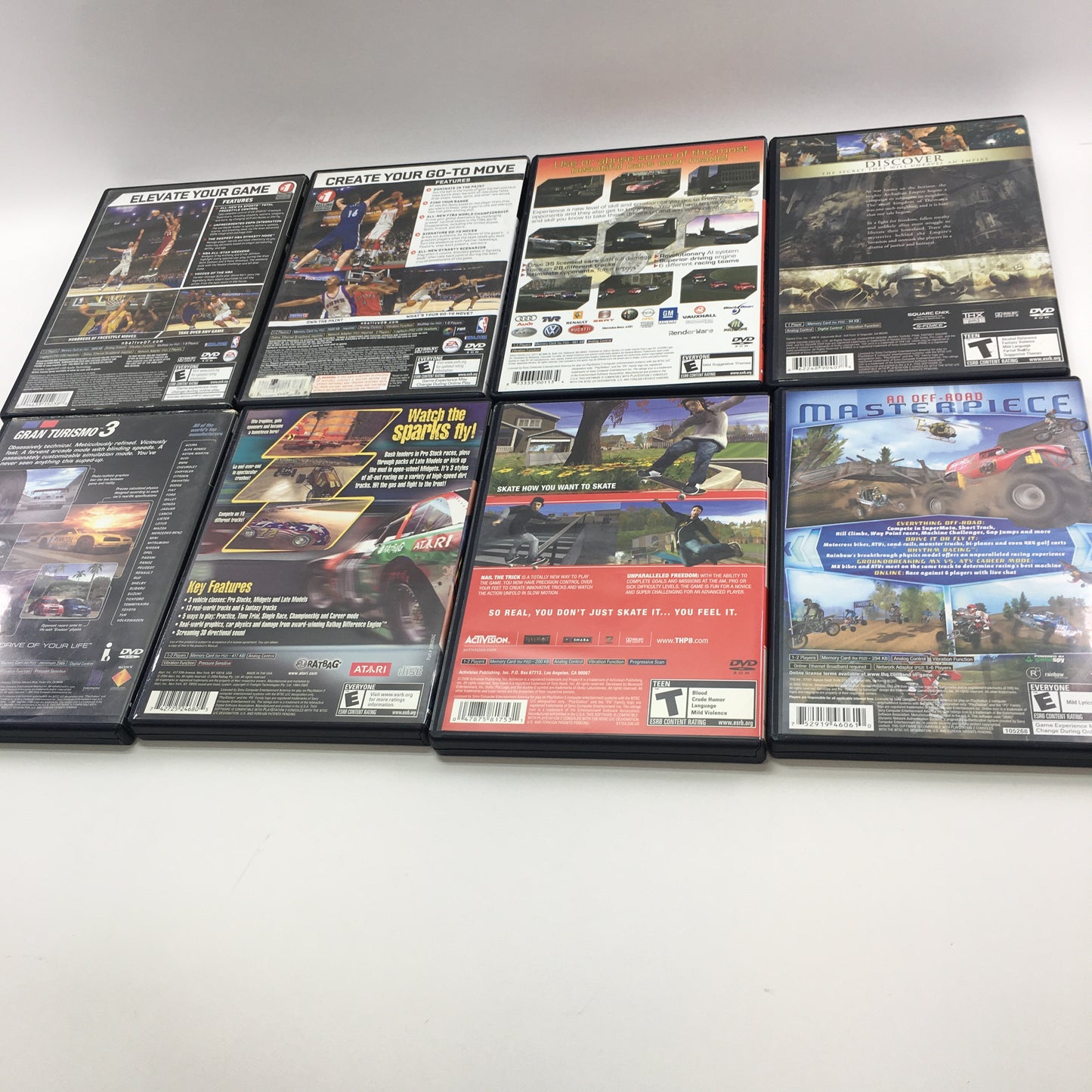Lot of 79 Sony PlayStation 2 PS2 Games [Call of Duty, Kingdom Hearts and More]