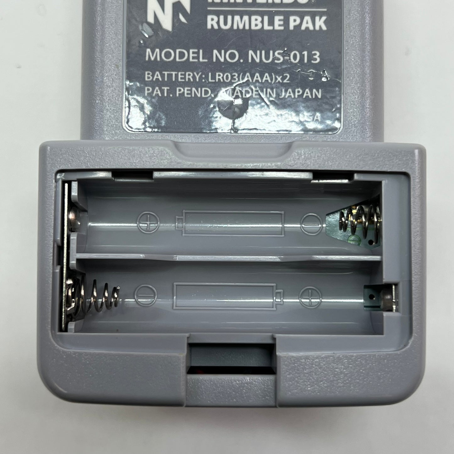 Nintendo 64 N64 Rumble Pak Gray NUS-013