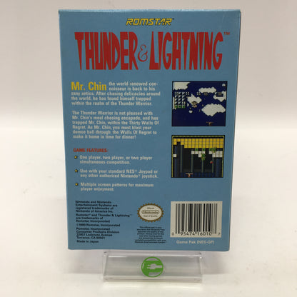 Thunder and Lightning (Nintendo NES, 1985) Tested Works
