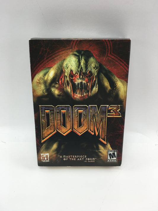 Doom III (PC, 2004) Complete in Original Box w/ Keyboard Reference Card, CIB