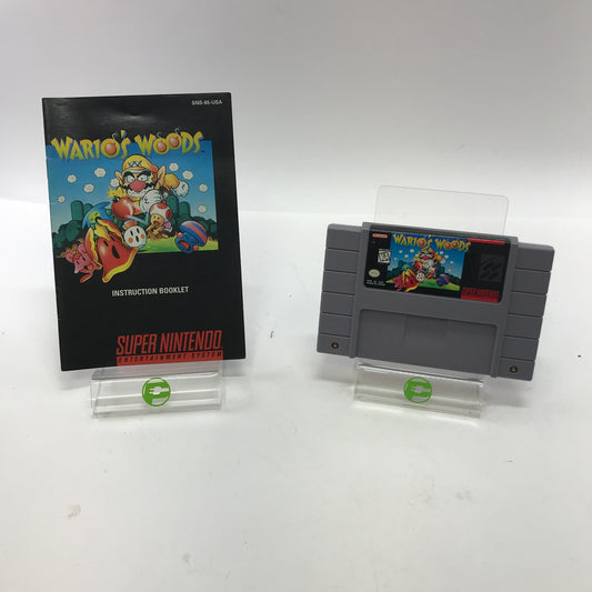 Wario's Woods (Super Nintendo SNES, 1991) Tested Works