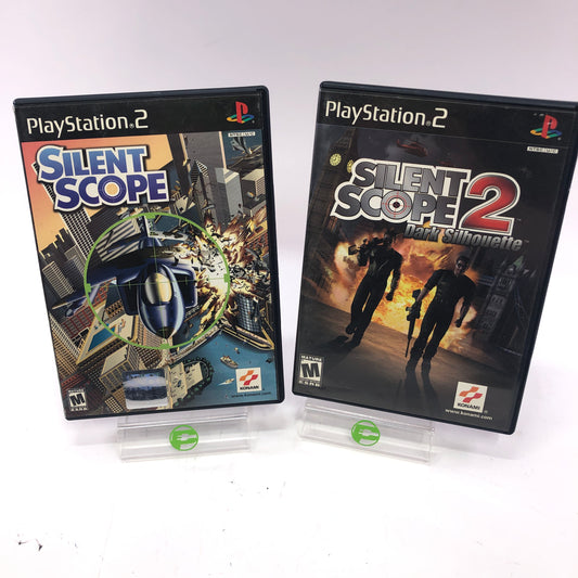 Silent Scope and Silent Scope 2 Bundle Sony PlayStation 2 PS2 Games