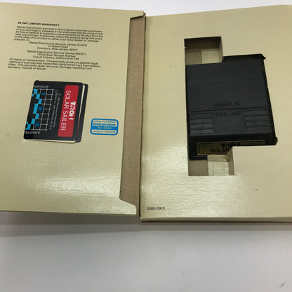 Tron Solar Sailer (Mattel Intellivision, 1981) w/ Original Box, No Manual